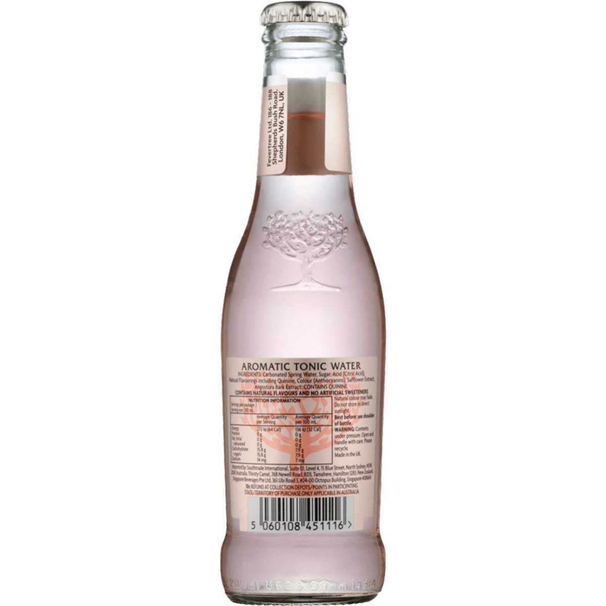 Fevertree Aromatic Tonic Water 200ml Woolworths