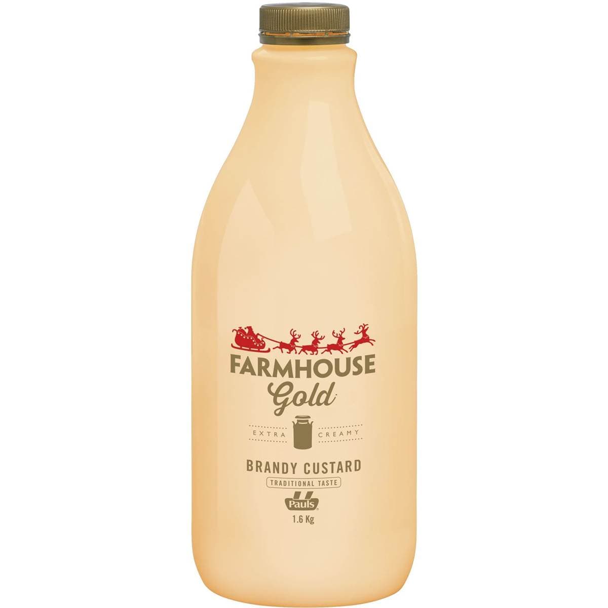 Pauls Farmhouse Gold Brandy Custard 1.6kg Woolworths