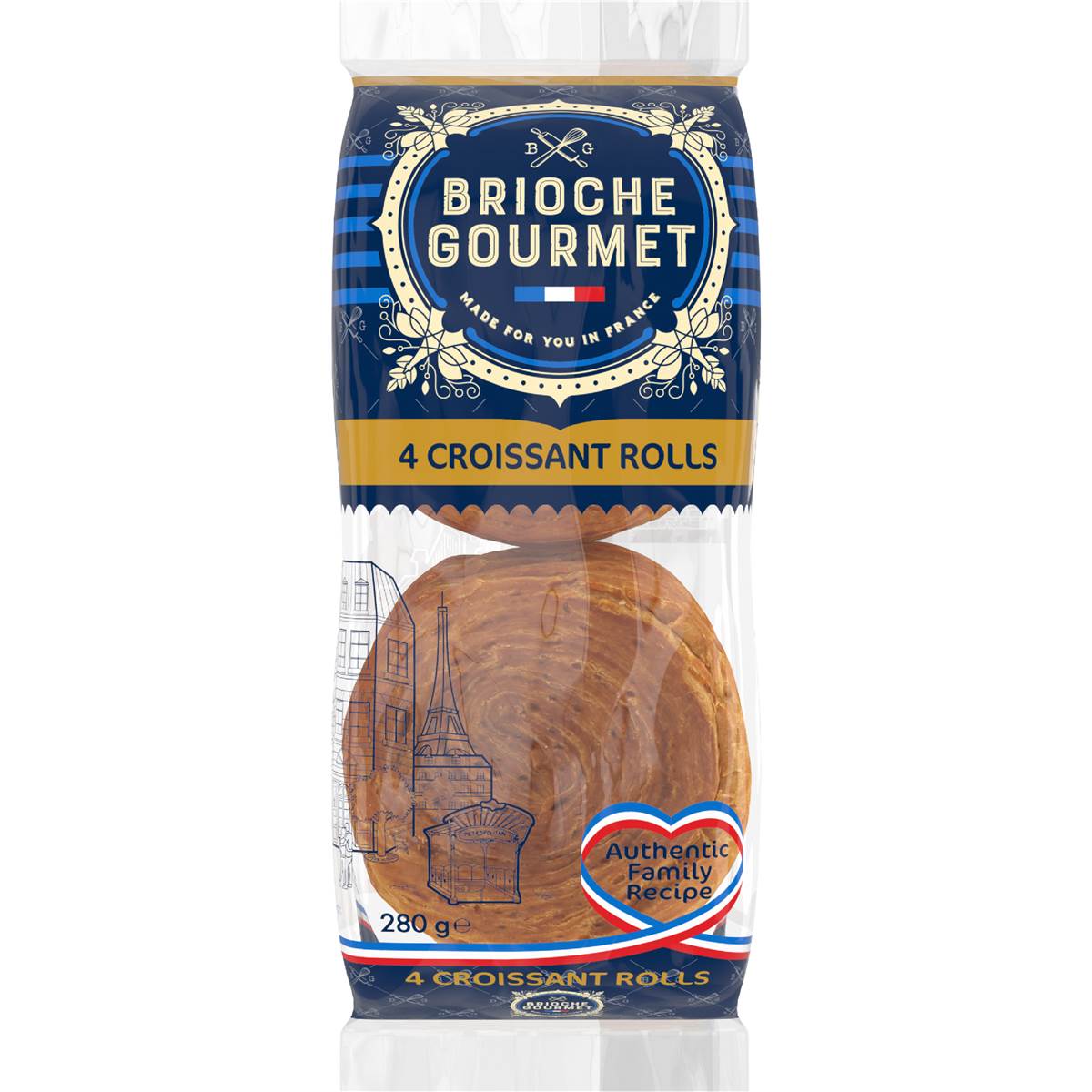Brioche Gourmet Croissant Rolls 4 pack