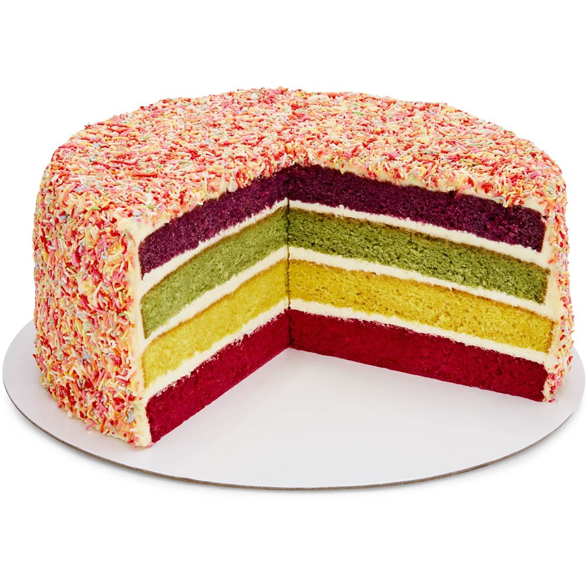 Celebration Cake Rainbow Sprinkle 10inch
