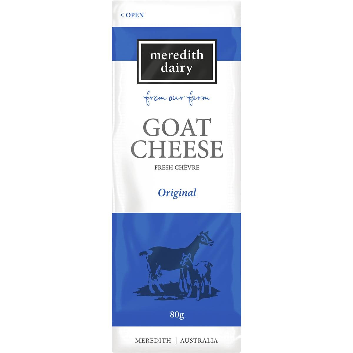 Meredith Dairy Goat's Cheese Chevre Plain 80G