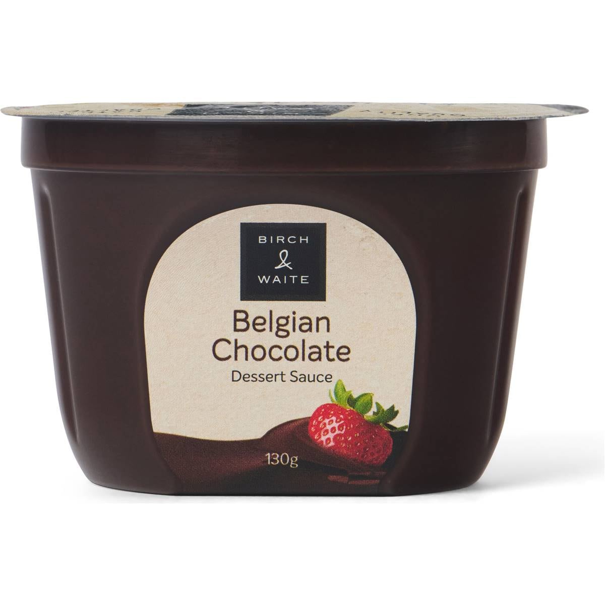 Birch & Waite Belgian Chocolate Dessert Sauce 130g Woolworths