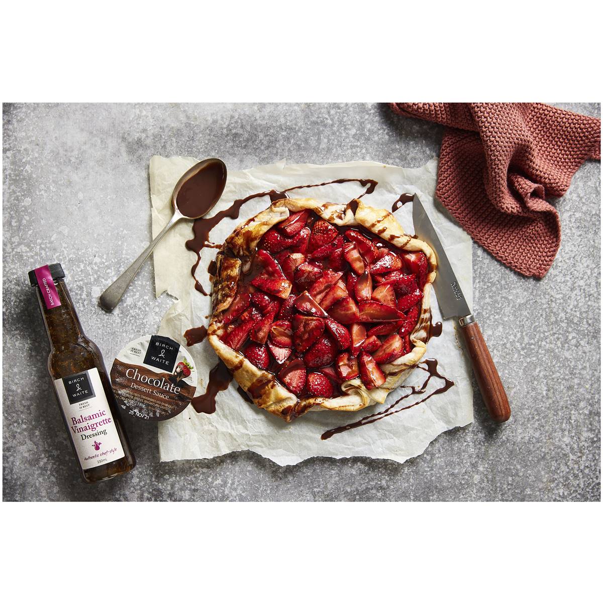 Birch & Waite Milk Chocolate Dessert Sauce 130g Woolworths