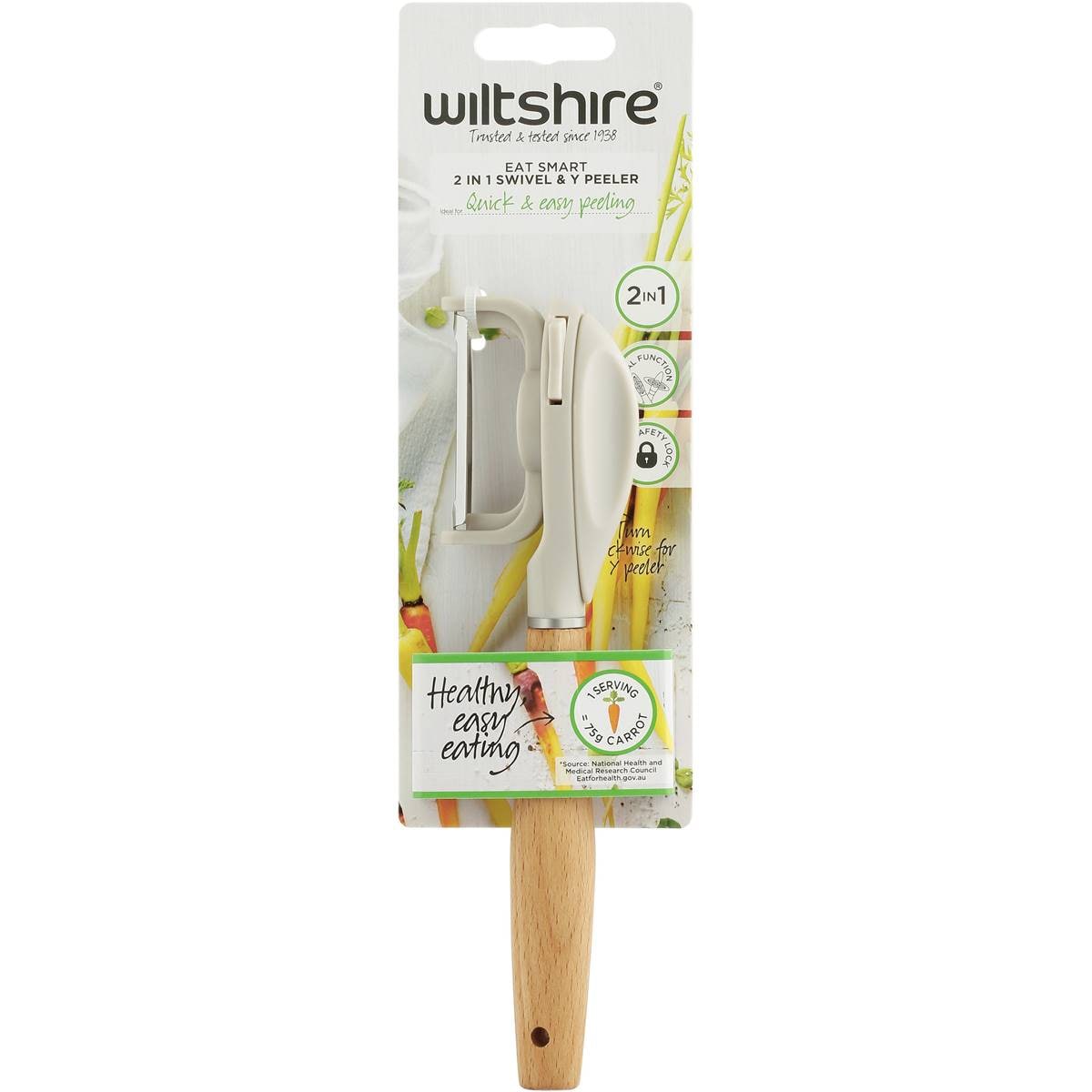 Wiltshire Eat Smart 2 In 1 Peeler Each Woolworths