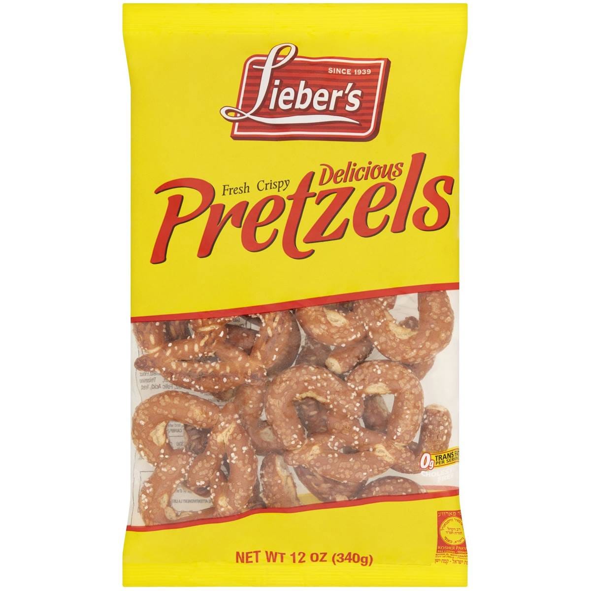 Liebers Dutch Pretzels Salted 340g Woolworths