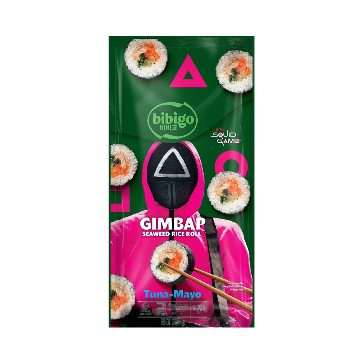 Bibigo Gimbap Seaweed Rice Roll Tuna Mayo 250g | Woolworths