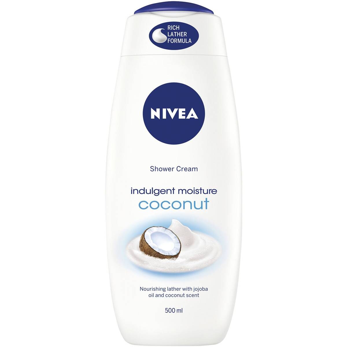 Nivea Shower Cream Coconut 500ml Woolworths