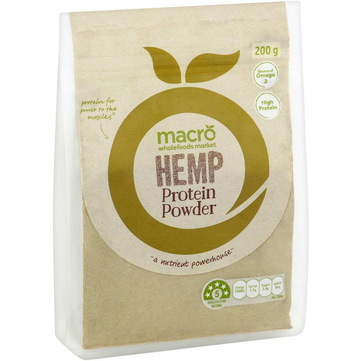 Macro Hemp Seed Protein Powder Protein Powder 200g Woolworths