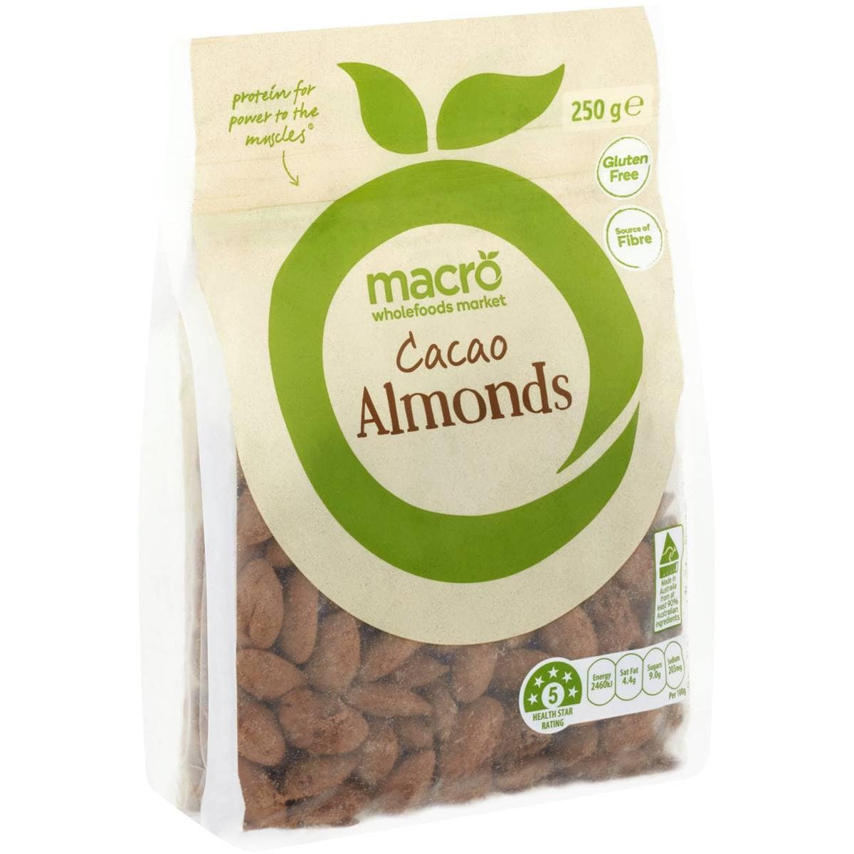 Macro Cacao Almonds Almonds 250g Woolworths