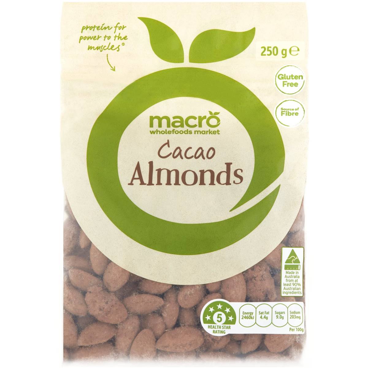 Macro Cacao Almonds Almonds 250g | Woolworths