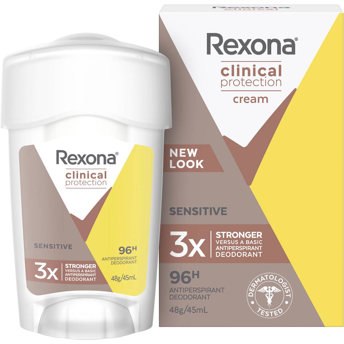 Rexona Women Clinical Protect Cream Antiperspirant Deodorant 45ml