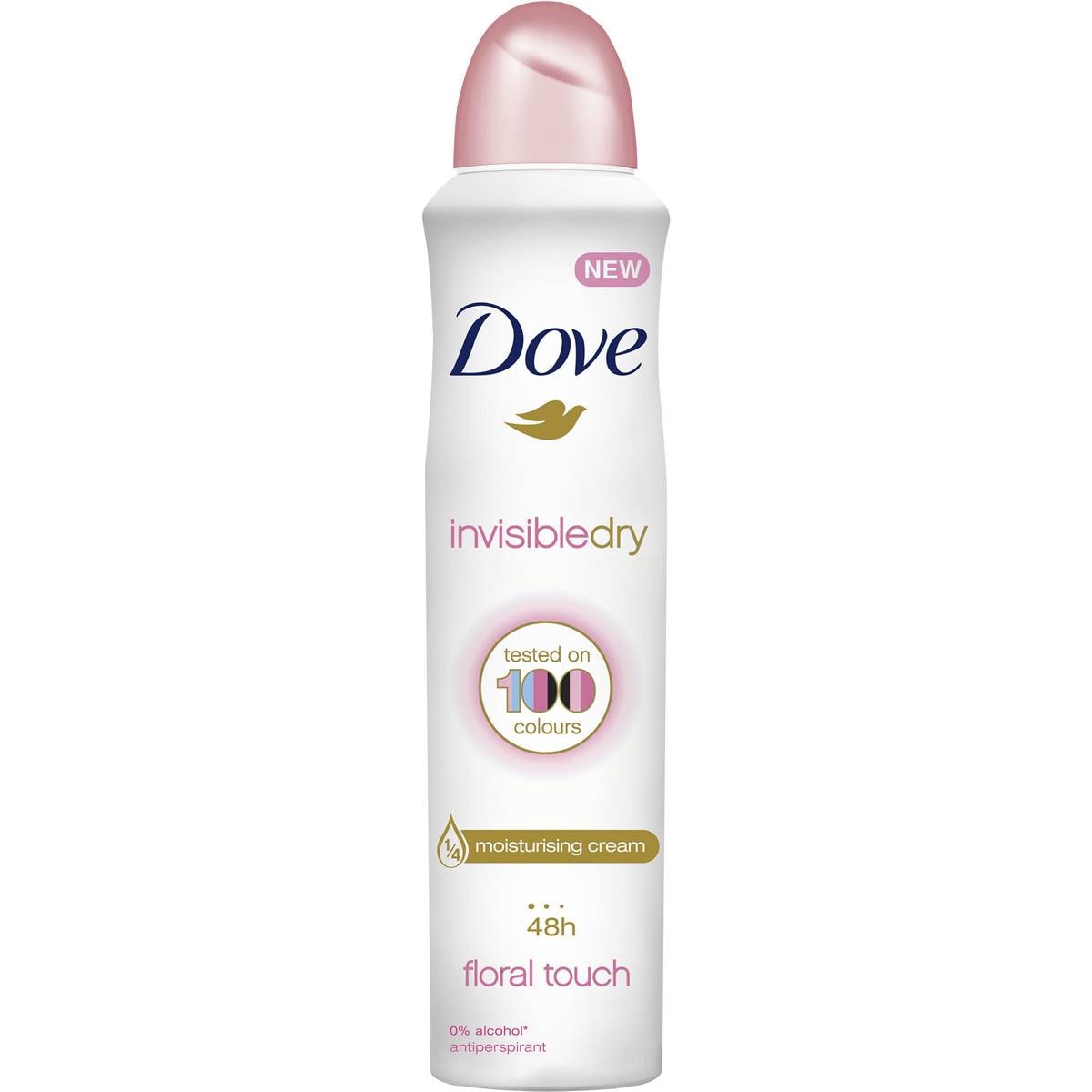 Dove Women Antiperspirant Floral Deodorant Invisible Dry Touch 250ml Woolworths
