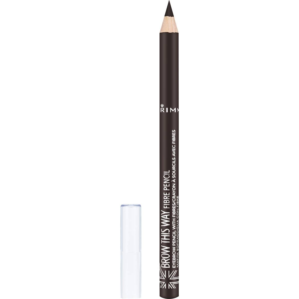 Rimmel London Eyebrow Fibre Pencil Dark Brown Each Woolworths