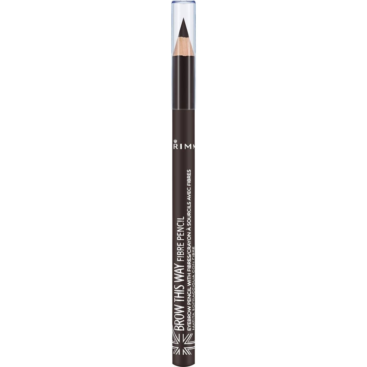 Rimmel London Eyebrow Fibre Pencil Dark Brown Each | Woolworths