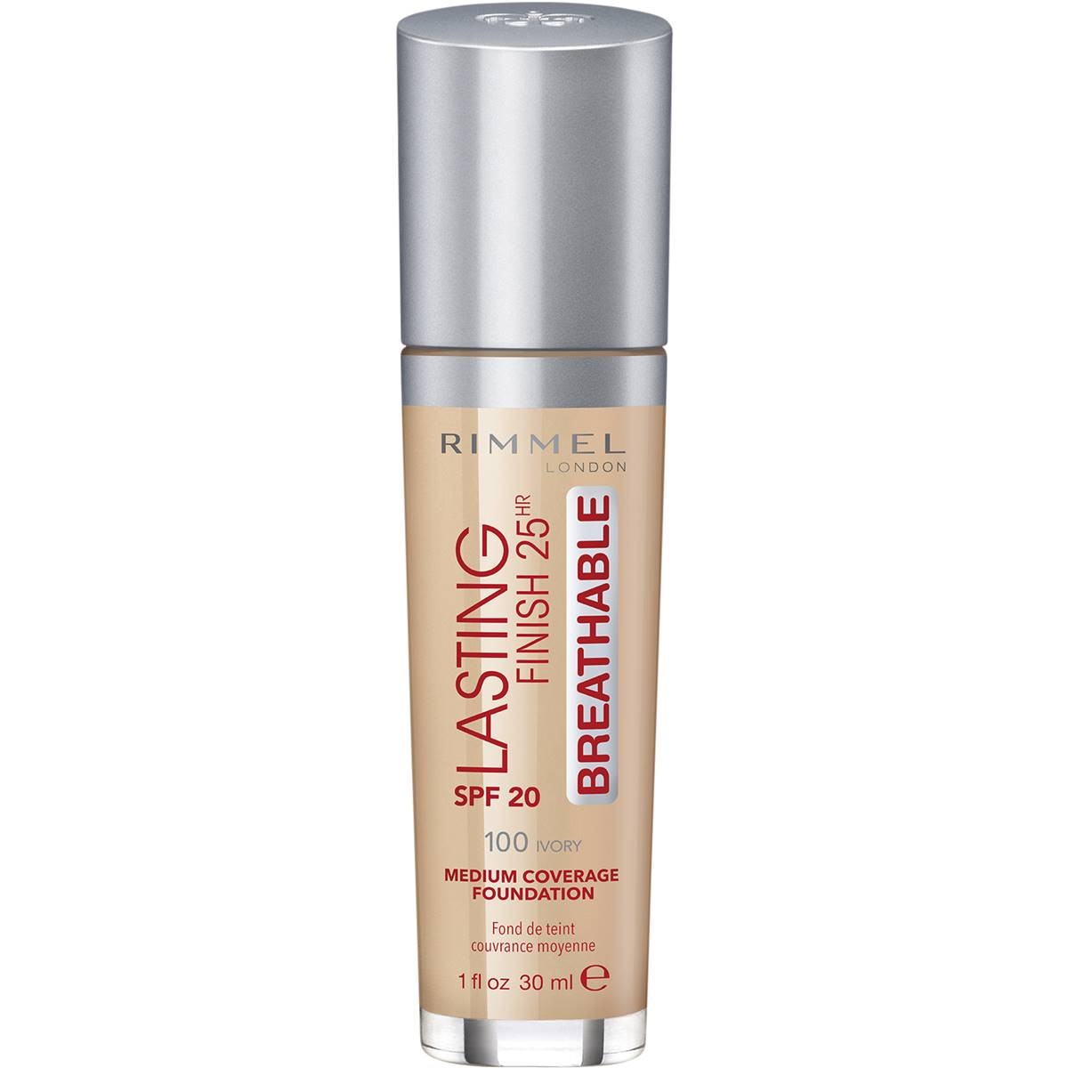 Rimmel Lf Breathable Foundation Ivory 30ml