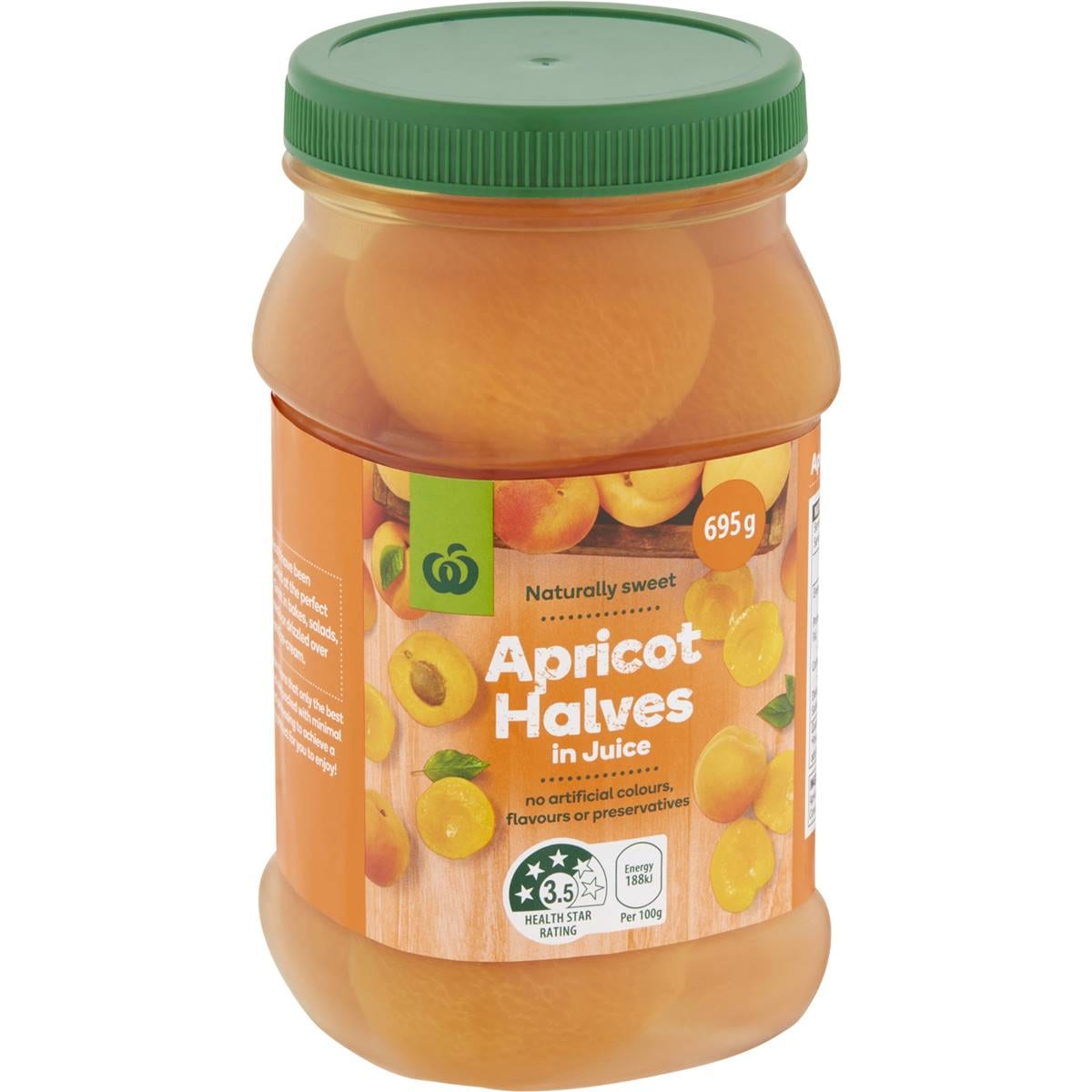 Woolworths Apricot Halves In Juice Halves In Juice 695g Woolworths