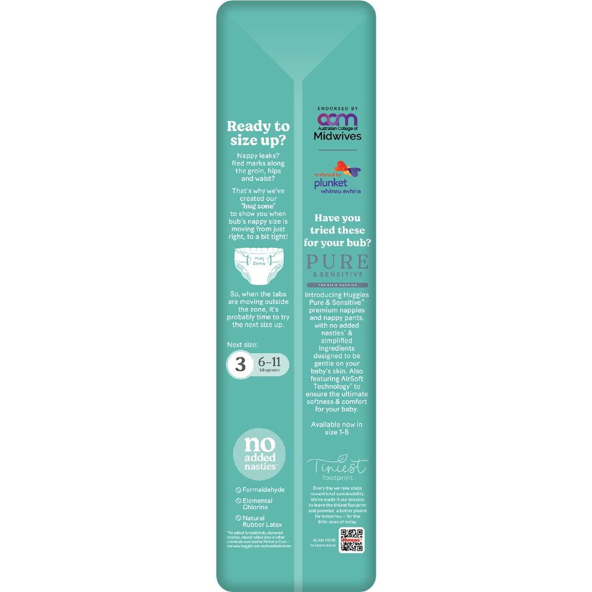 Huggies Infant Nappies Size 2 48 Pack Woolworths