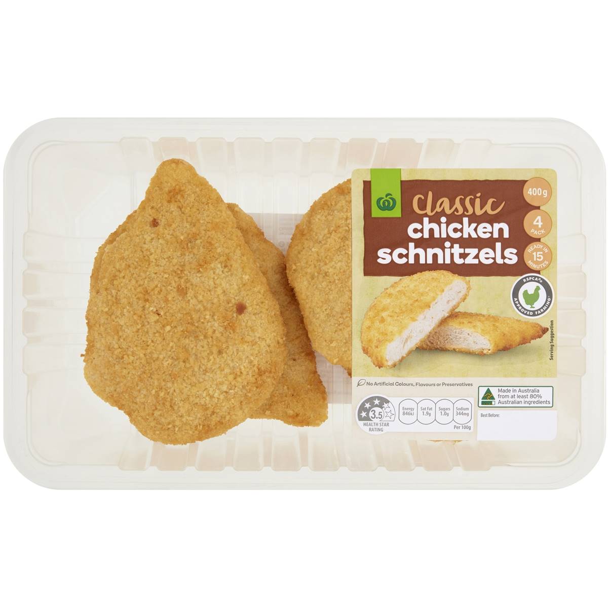 Woolworths Rspca Chicken Schnitzel