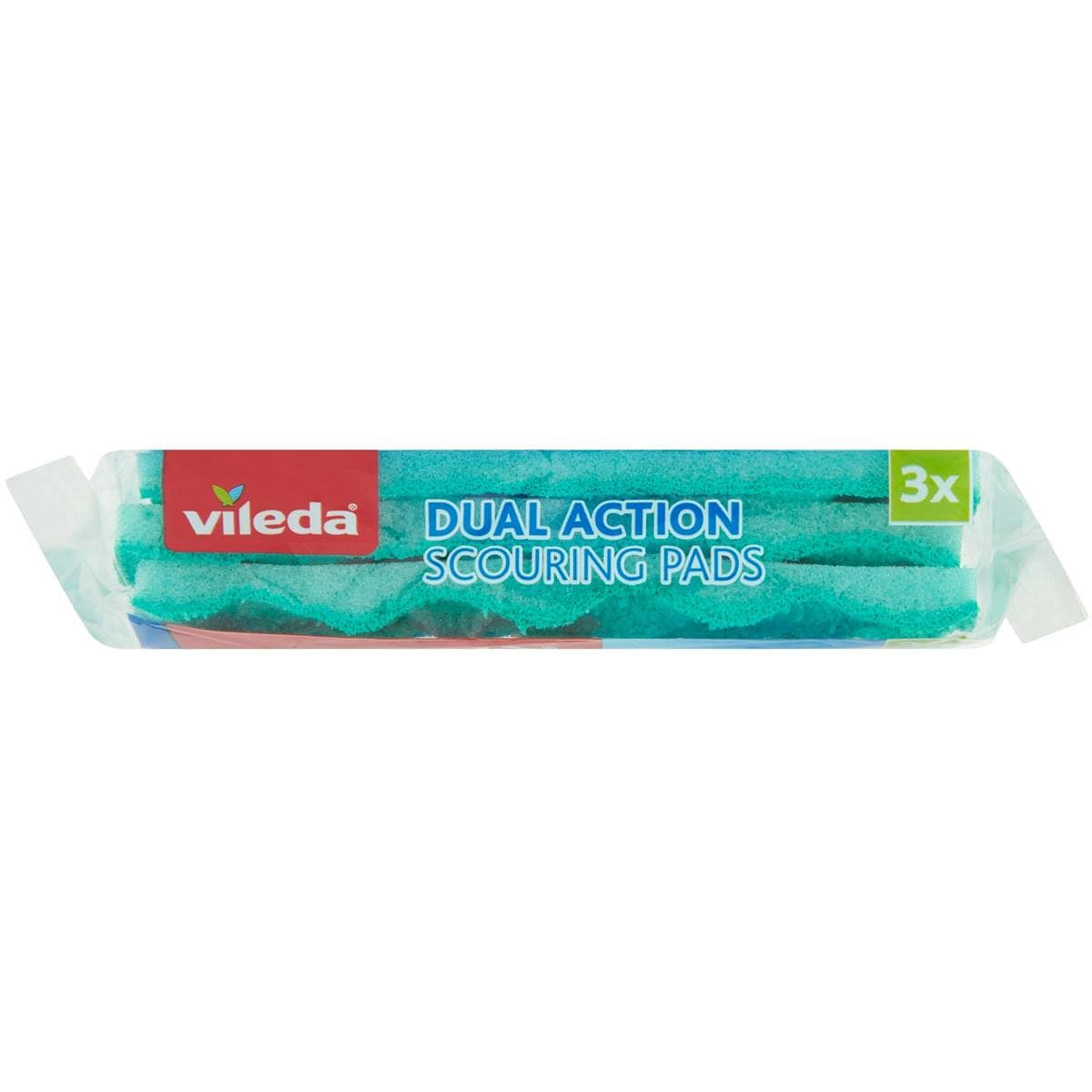 Vileda Dual Action Scouring Pads 3 Pack Woolworths