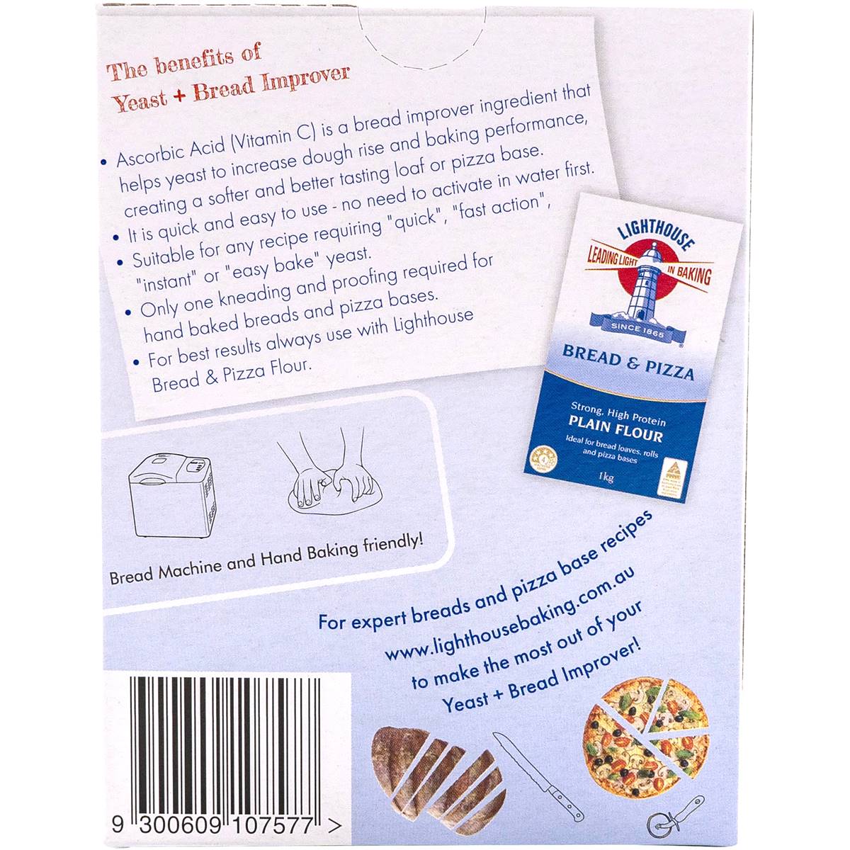 Lighthouse Yeast Bread Improver 10x7g Woolworths