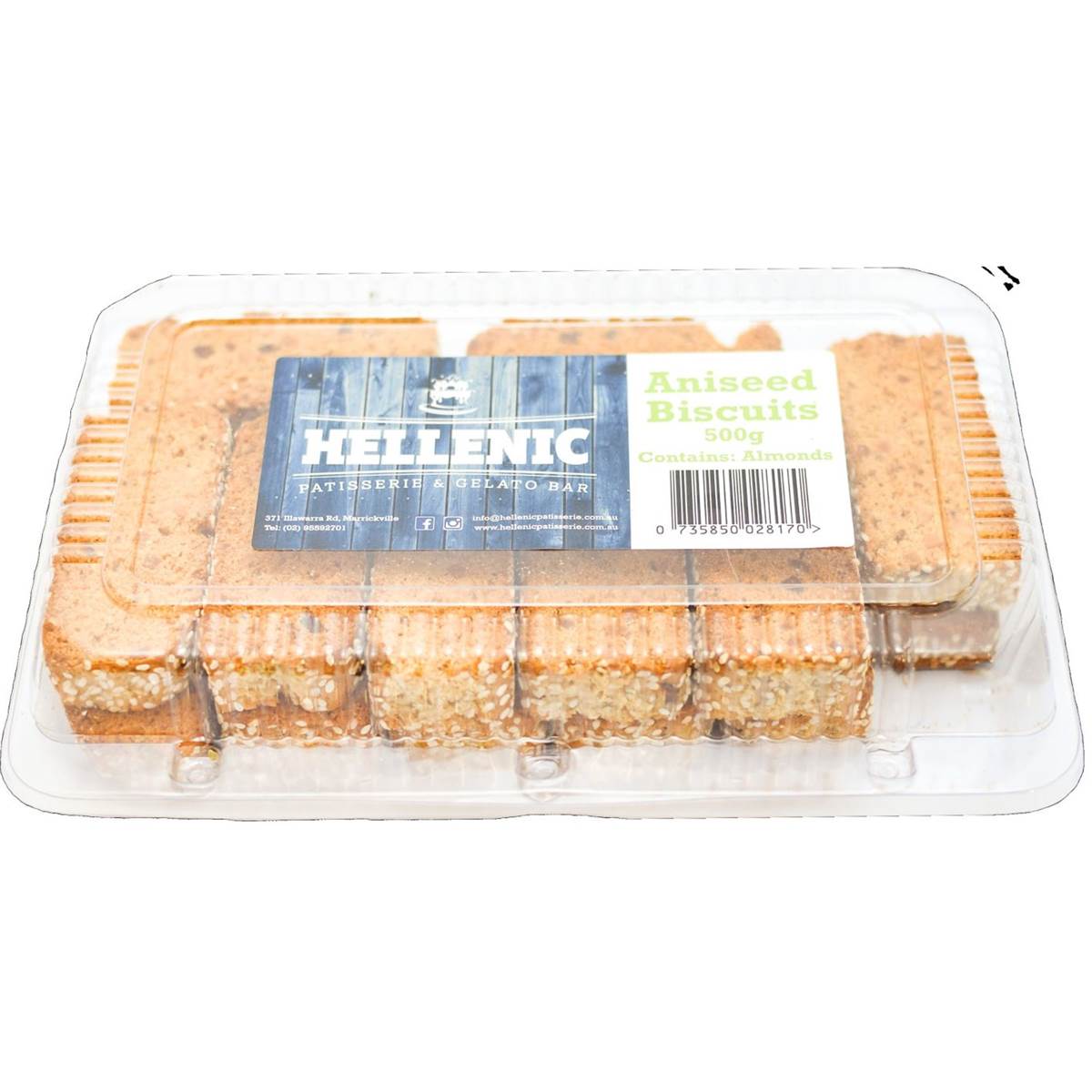 Hellenic Biscuits Aniseed