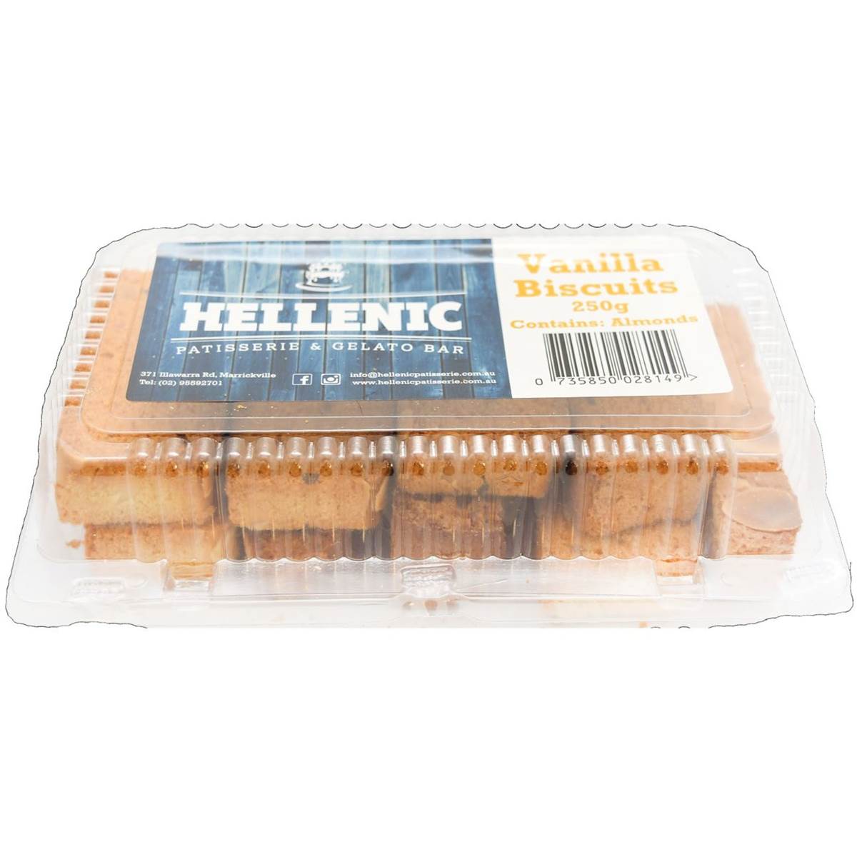 Hellenic Biscuits Vanilla