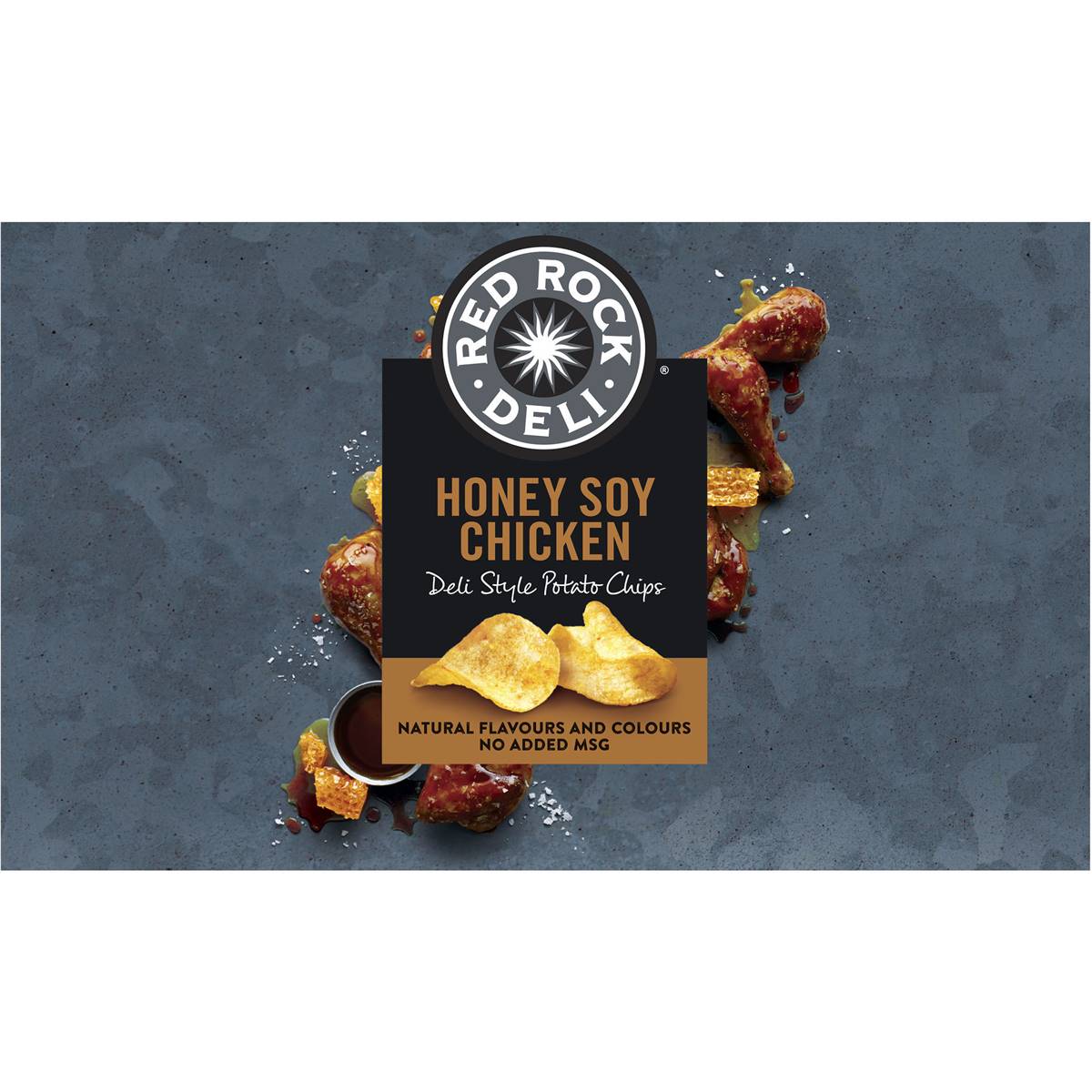 Red Rock Deli Potato Chips Multipack Honey Soy Chicken Deli Style 28g