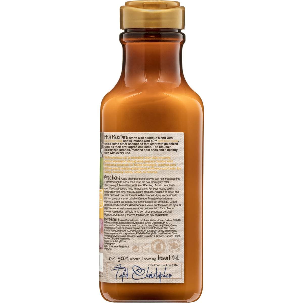 Maui Moisture Coconut Oil Shampoo For Curly Hair 385ml Woolworths