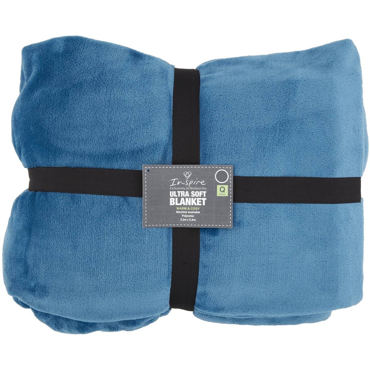 Inspire Ultra Soft Blanket Qb Pine