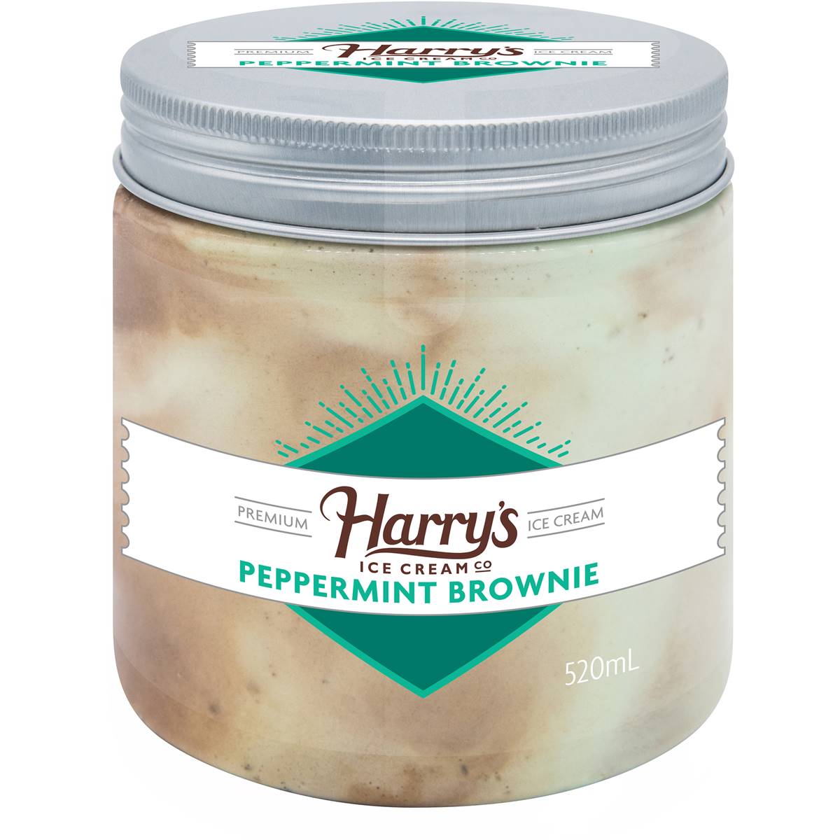 Harry's Ice Cream Peppermint Brownie Ice Cream