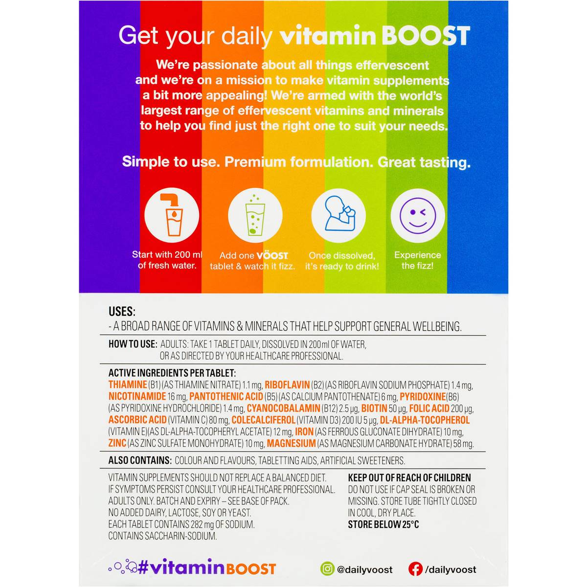 Voost Multivitamin 60 Pack Woolworths