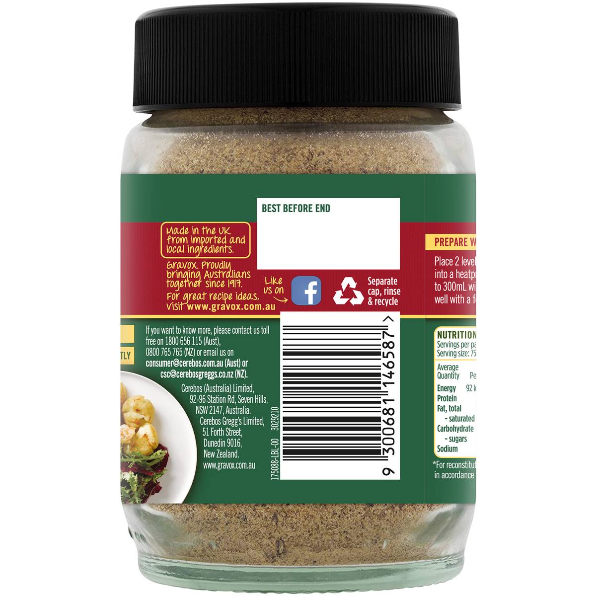 Gravox Best Chicken Gravy Mix 200g Woolworths