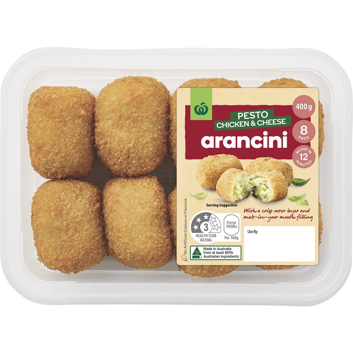 Woolworths Arancini Bites Pesto Chicken Chilled Meal 400g Woolworths