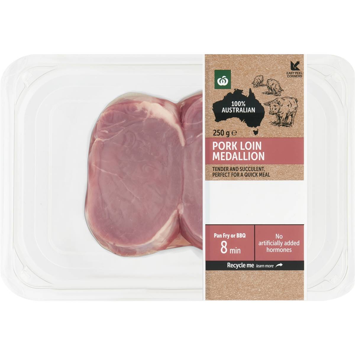 Woolworths Pork Medallion 250g | Woolworths