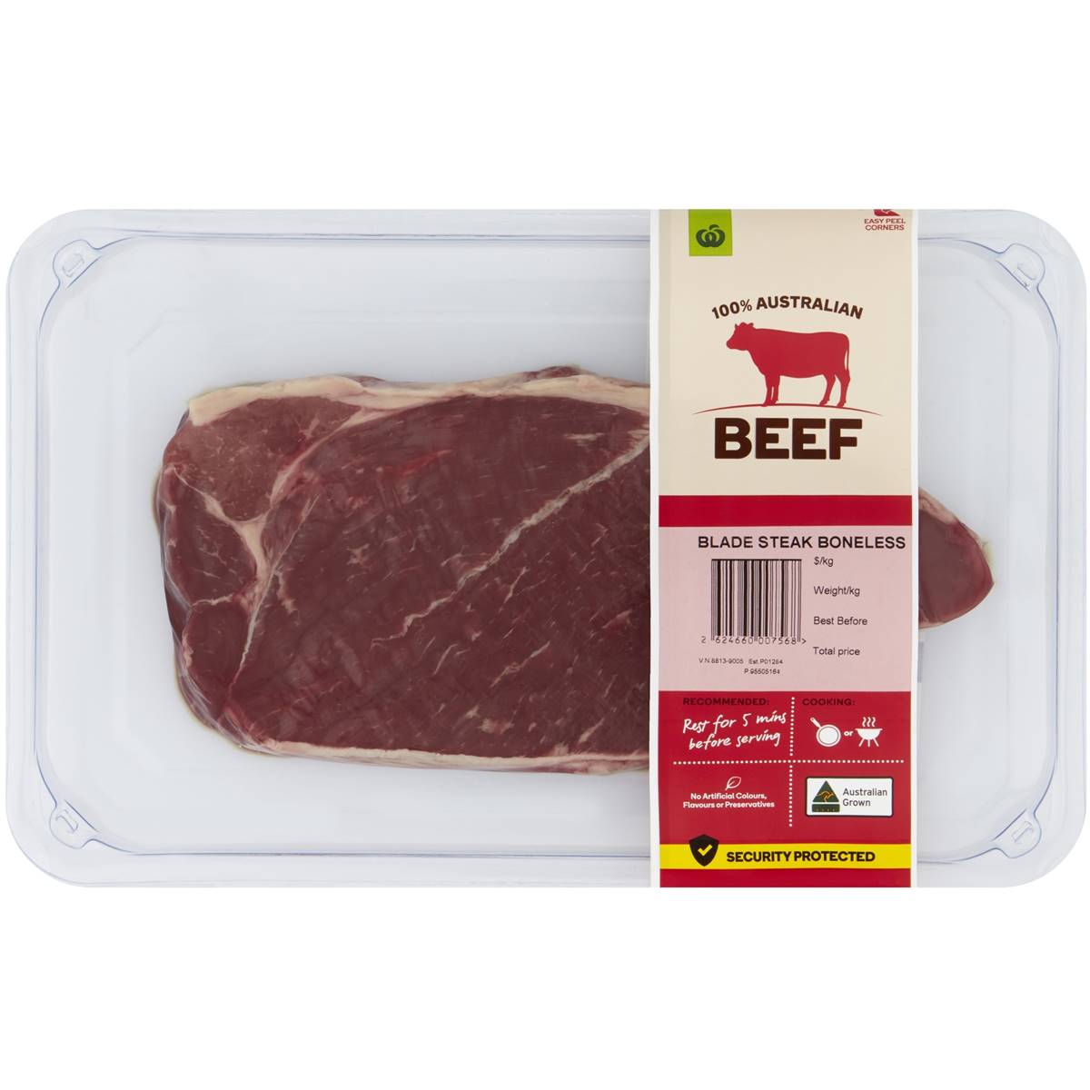 Beef Blade Steak 350g 700g Woolworths