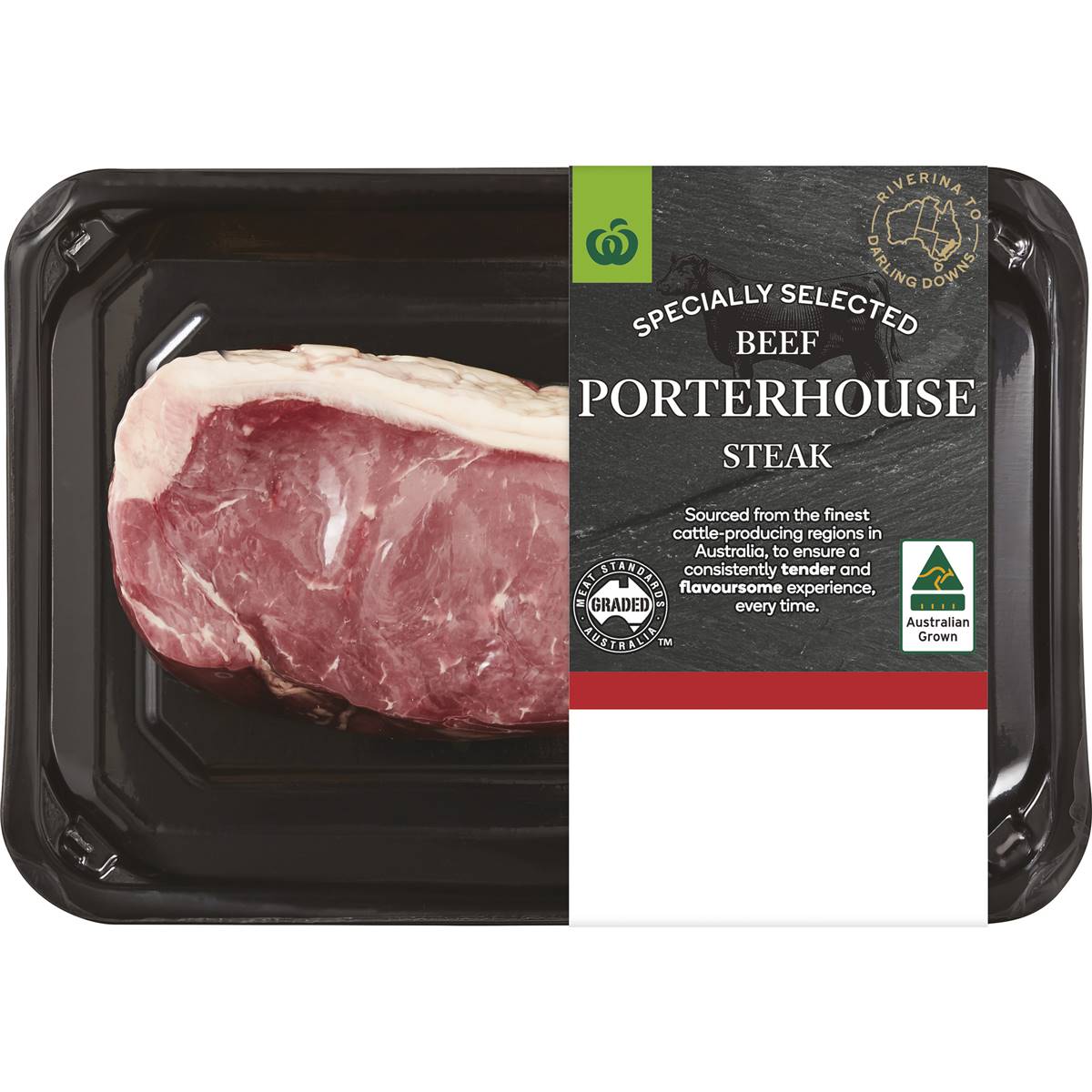 Woolworths Specially Selected Beef Porterhouse Steak 260g 500g