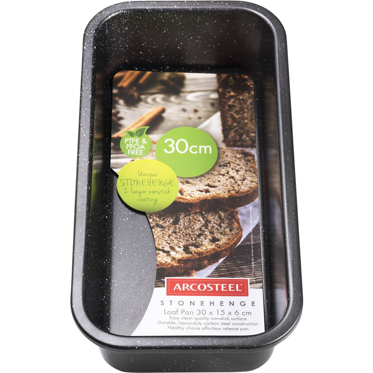 Arcosteel Stonehenge Loaf Pan 30x15x6cm Each Woolworths