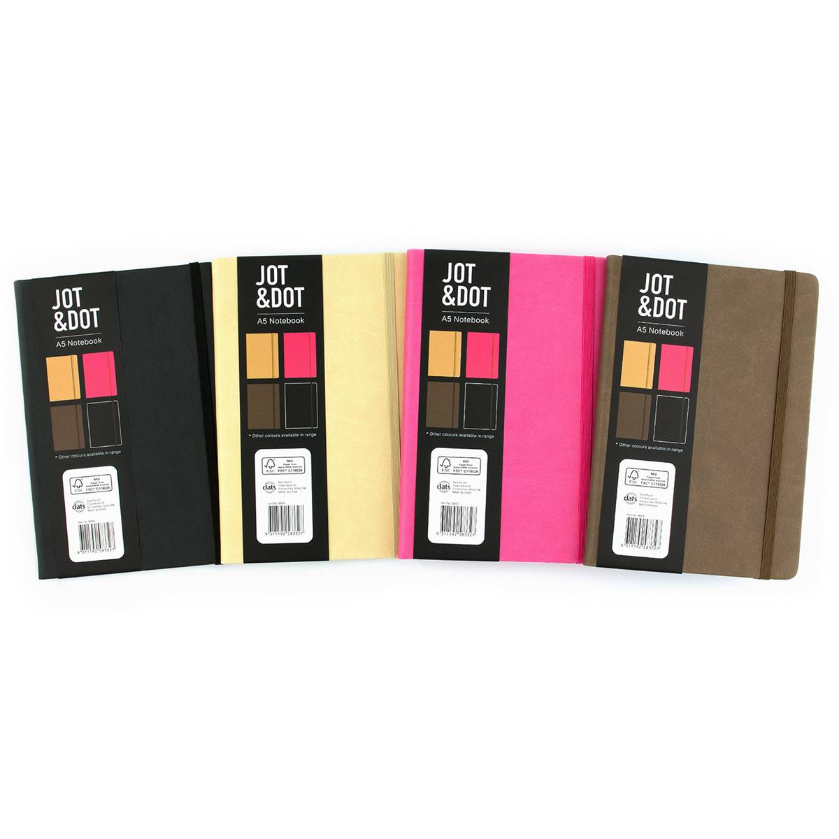 Jot & Dot A5 Fashion Notebook 192 Pages