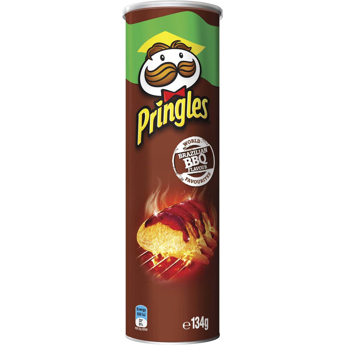 Pringles Brazillian Bbq Chips 134g Woolworths