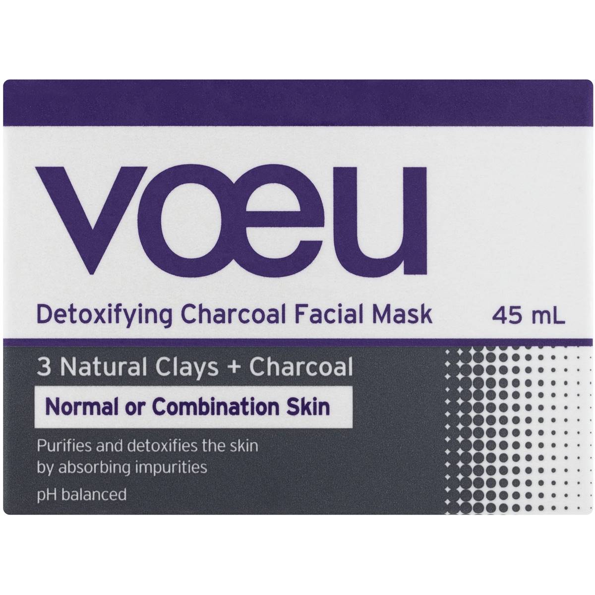 Voeu Charcoal Mask 45ml Woolworths