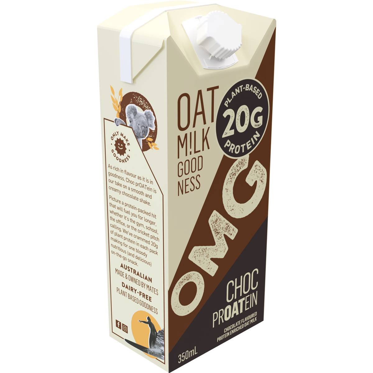 Oat Milk Goodness Chocolate Protein 350mL