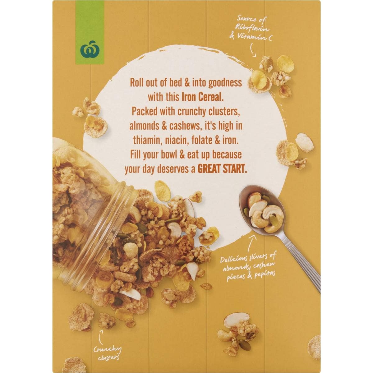 Woolworths Great Start Iron Cereal 400g Woolworths