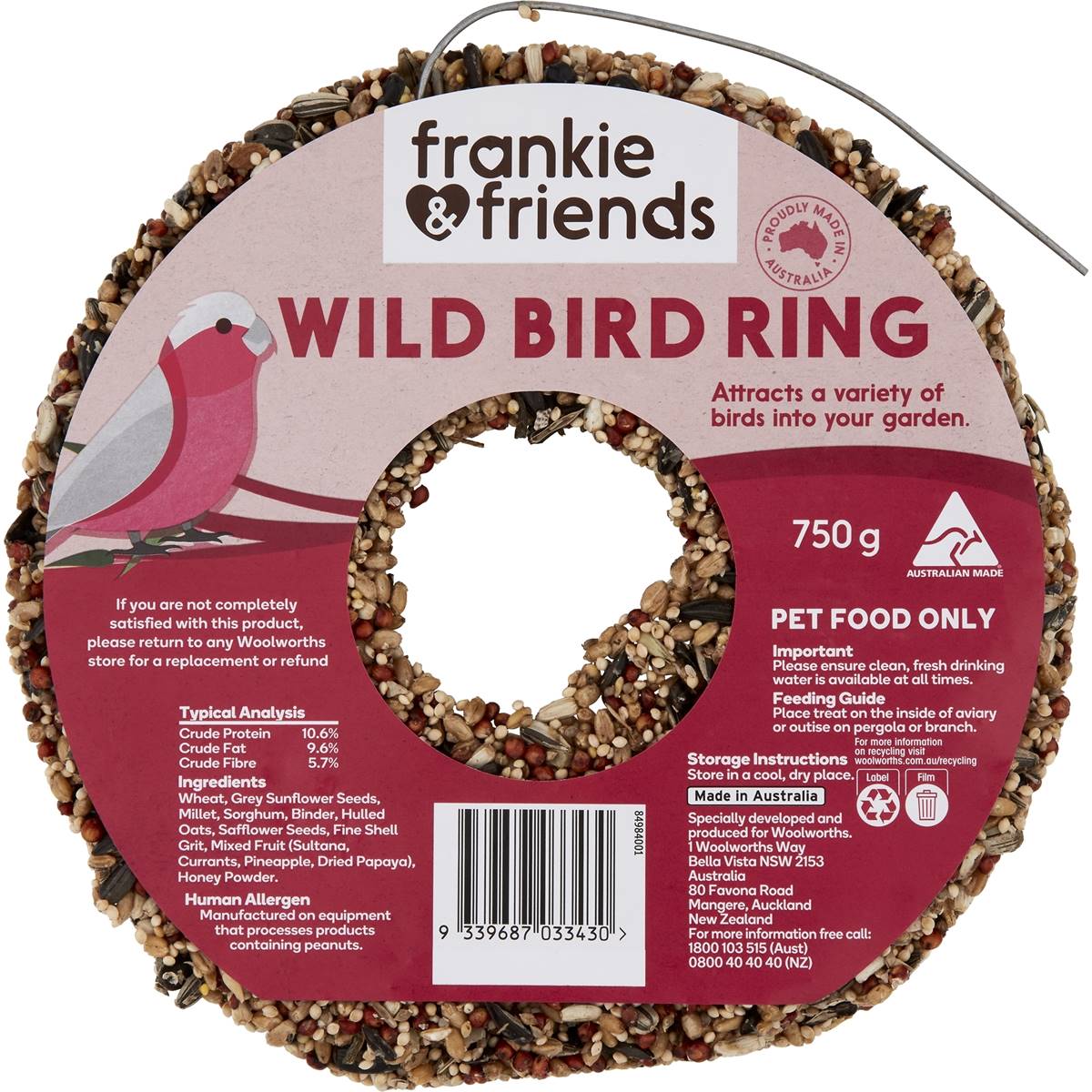 woolworths wild bird seed