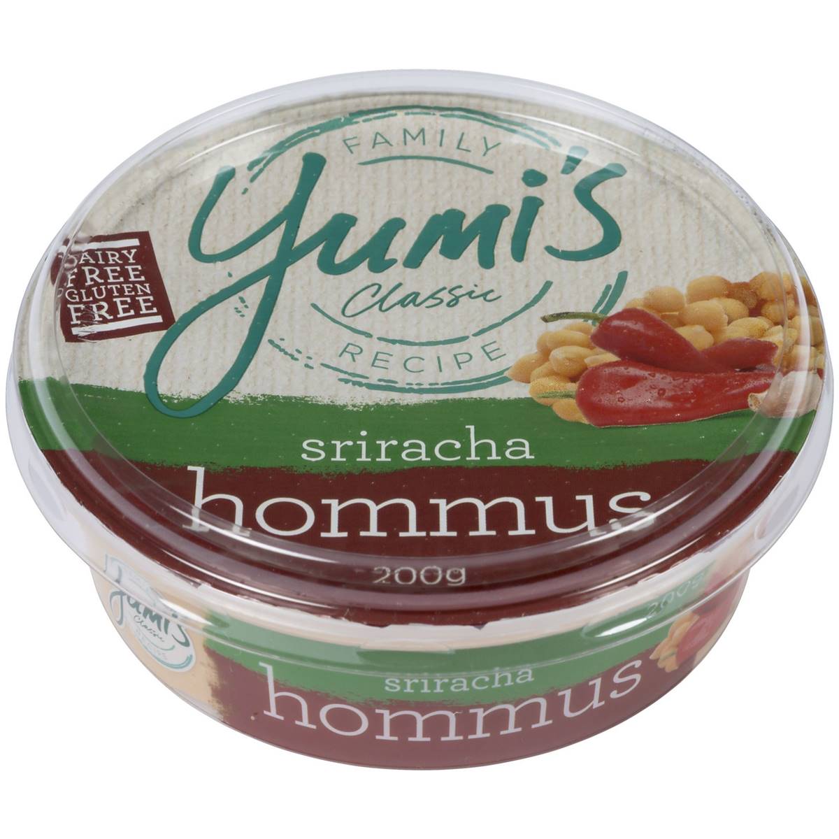 Yumi's Sriracha Hommus Dip 200g Woolworths