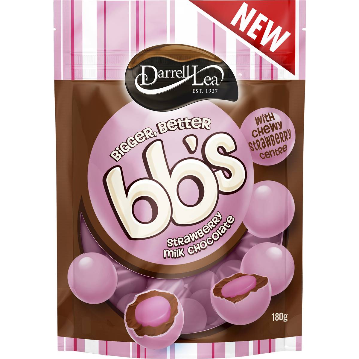 Darrell Lea Bb's Strawberry Chocolate