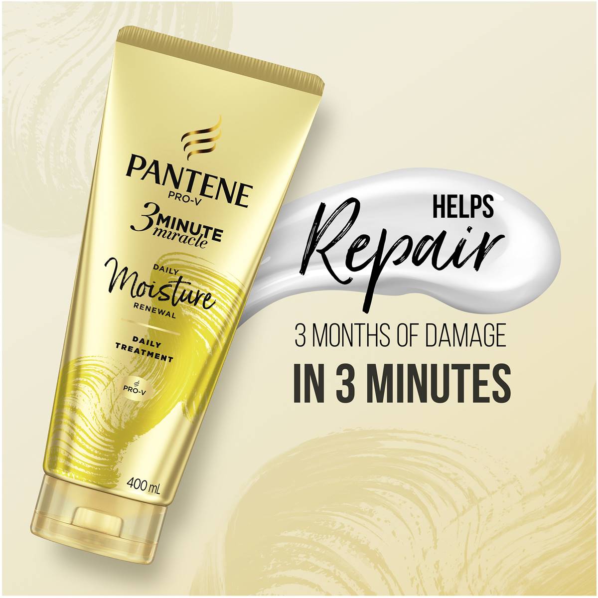 Pantene 3 Minute Miracle Moisture Renewal Daily Hair Treatment 400ml