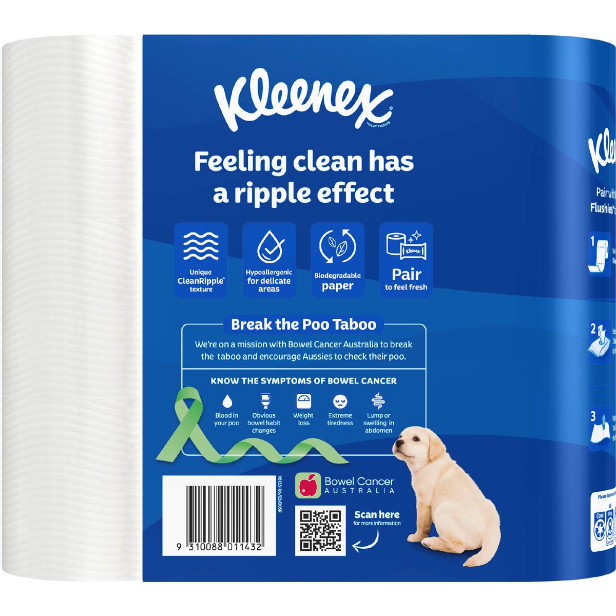 Kleenex Complete Clean Toilet Paper Toilet Tissue 9 Pack Woolworths