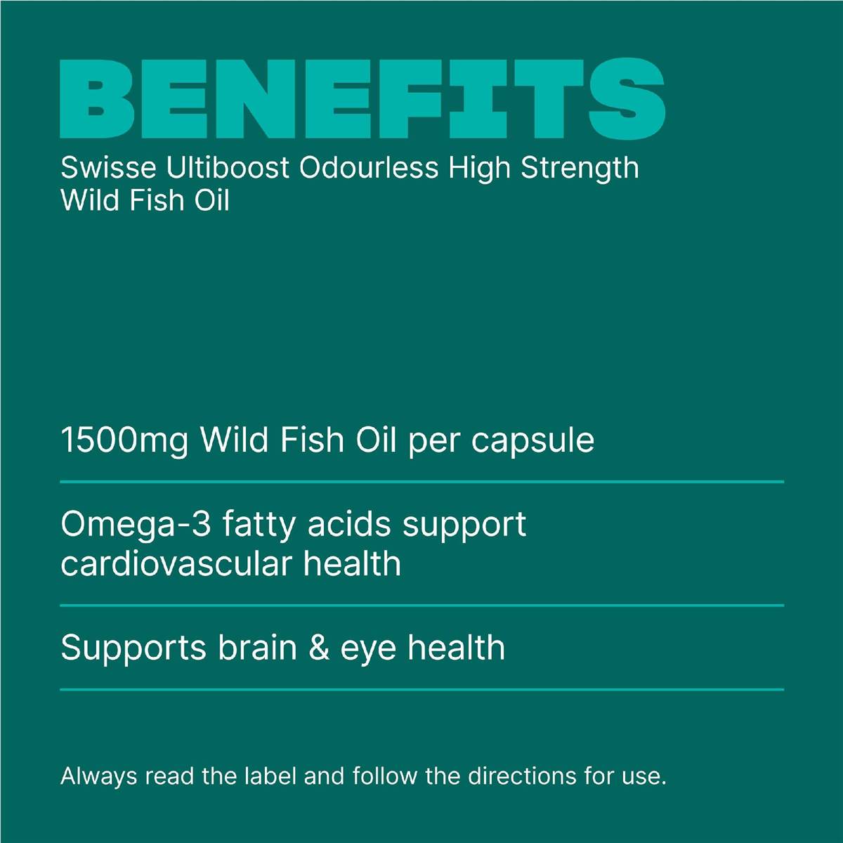 Swisse Ultiboost Odourless High Strength Wild Fish Oil 400 Pack swisse-ultiboost-odourless-high-strength-wild-fish-oil-400-pack