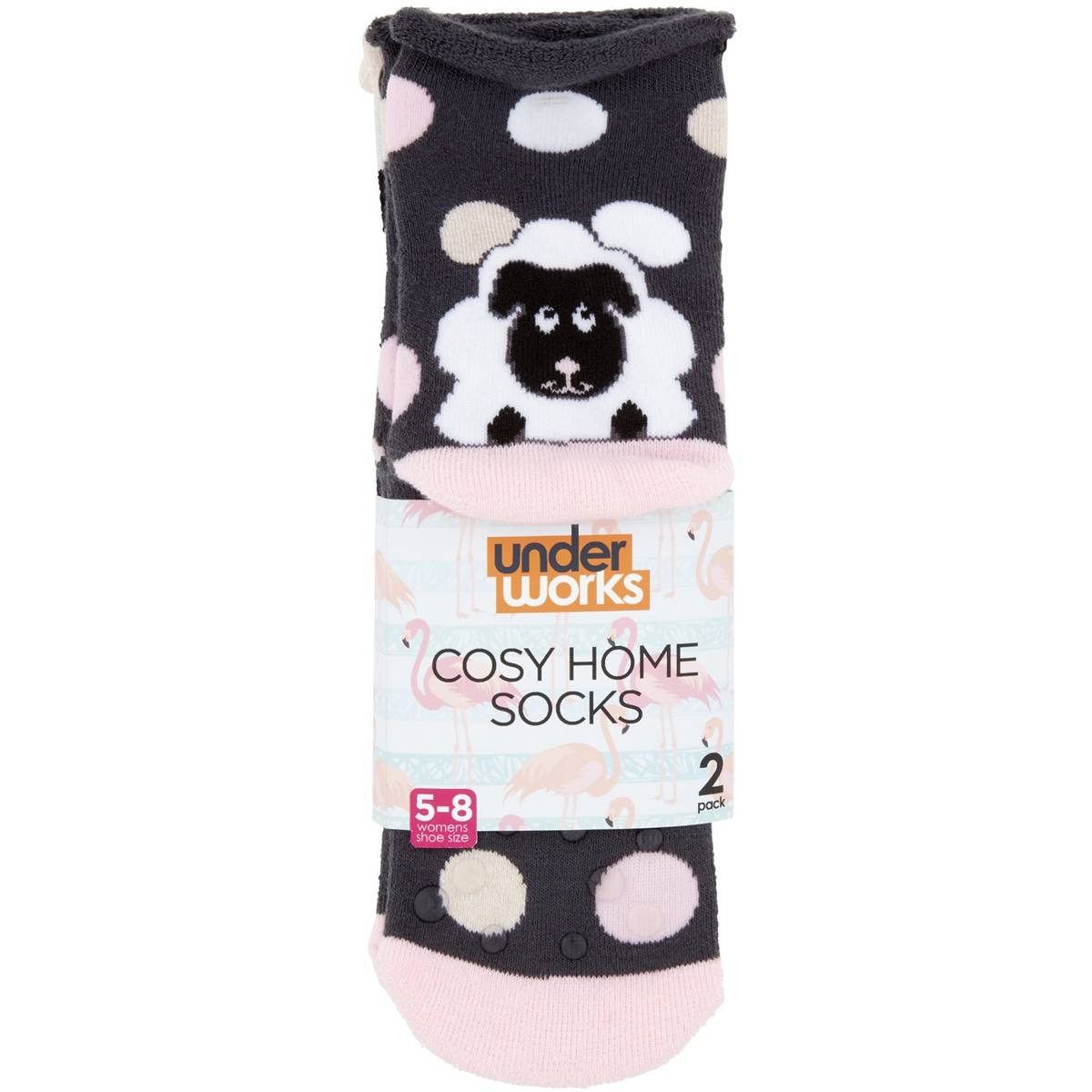 Underworks Novelty Slipper Sock Pt02 5 To 8 Each Woolworths