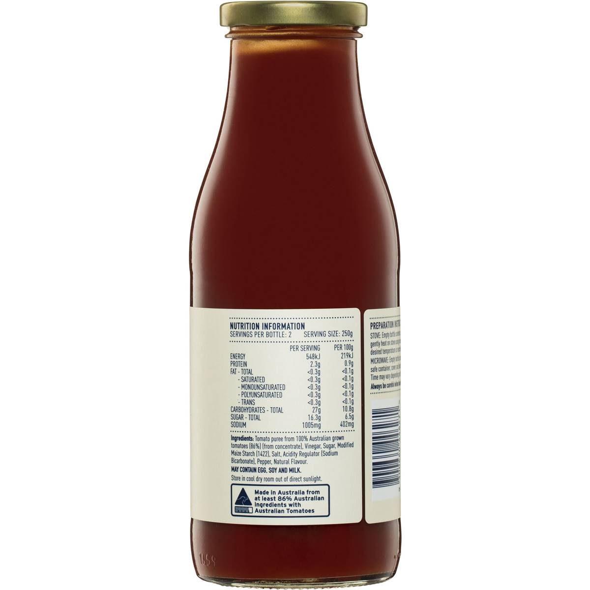 Rosella Vine Ripened Tomato Soup 500mg Woolworths